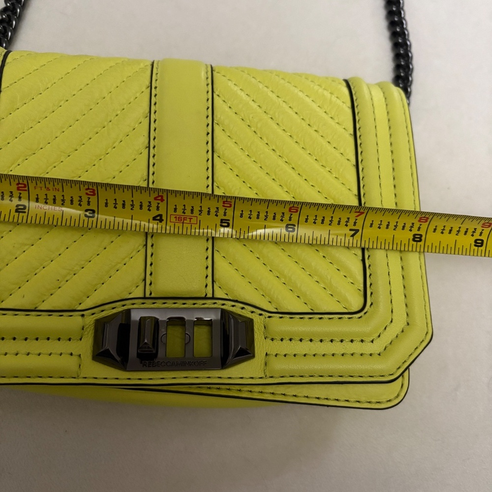 Rebecca Minkoff Neon Yellow leather Crossbody Bag - Picture 5 of 5